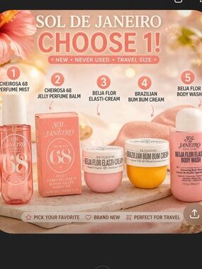 Sol de Janeiro Minis 🌸 Choose 1 – Bum Bum, 68, Beija Flor + More